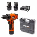 Дрель-шуруповёрт аккумуляторная GRAMEX HC12-2, Li-ion, 12В, 2 АКБ, кейс