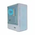 Корпус BaseTech eXtreme GFX-03, Без БП, ATX, белый, 4xICE BLUE FAN