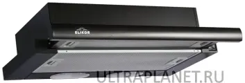 Вытяжка встраиваемая Elikor Интегра 60П-400-В2Л (черный/черный)