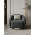 Кресло крутящееся ZAFFIRO премиум дизайн, велюр