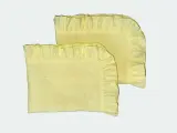 Набор льняных салфеток 2шт. LenJuLen с рюшами цвет Лимон 35x45 см