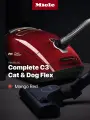 Пылесос с пылесборником Miele SGEF5 Complete C3 Cat & Dog Flex Mangorot, манговый красный