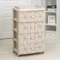 Комод Альтернатива «Лаура», 4 ящика, пластик, 92.5х42.5х56 см, бежевый