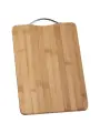 Доска/разделочная/бамбук/с металлической ручкой/размер 34х24 см