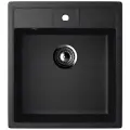 Врезная кухонная мойка 44.5 см Ulgran U-406 308 черный