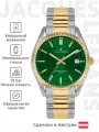 Наручные часы JACQUES LEMANS, золотой, серебряный, зеленый