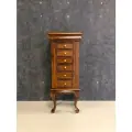 Комод для украшений DOMKORLEONE из красного дерева (mahogany wood), с ящиками и нишами, цвет орех LBW (коричневый)