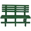 Скамейка  Стандарт Пластик №2 (120-0038), темно-зеленый, 120 х 53 х 80 см