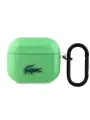 Lacoste для AirPods 3 чехол TPU Croc Logo Transparent Green
