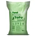 Натуральный комкующийся наполнитель для кошачьего туалета Барсик TOFU Зелёный Чай 30л