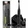 Megasmile Sonic Black Whitening II Sonic Toothbrush Black, электрическая зубная щетка черного цвета, с таймером, отбеливающий эффект с активированным углем ACP