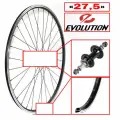 Колесо заднее в сборе Evolution 27,5, 36H, двойной, A/V, V-Brake, под трещотку, гайки