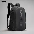 Li-Ning Backpack for Men And Women, School Bag for Middle School Students, Outdoor Sports Hiking Travel Bag, Large Capacity Laptop Bag, Black
