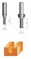 Фреза по дереву, пазовая прямая твердосплав. 1101, пос.8мм, D 3мм, H 8мм, Z 2, Strong 020-244