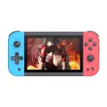 Powkiddy X51 портативная игровая консоль 5 дюймов 64GB 4000GAMES, Blue And Red