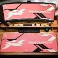 Игровой коврик для мыши DigitalRazor Branded Pink 900x400x4mm, белый, розовый