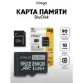 Карта памяти 256 ГБ Intego SkyDisk, адаптер на SD, класс скорости Class 10