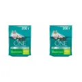Purina One сухой корм для взрослых кошек, с высоким содержанием индейки и цельными злаками, 200 г, 2 шт
