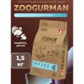 Корм сухой Зоогурман FERMA «IMMUNO» полнорационный для взрослых собак мелких и средних пород Индейка/Кролик 1,5 кг.