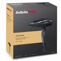 Фен BaByliss Pro Vulcano-HQ BAB6980IE Ionic, 2400 Вт, 2 насадки, с ионизацией, черный