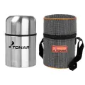 Термос (HS. TM-017-500) 500ML (широкое горло, чехол) TONAR