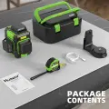 Лазерный уровень Huepar HM03CG, зеленый луч, 3D, 12 лучей, дальность 30 м