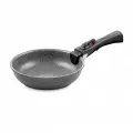 Сковорода с антипригарным покрытием со съемной ручкой, 24 см, алюминий, серый 1029403 Torre