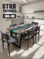 Стол кухонный обеденный прямоугольный дизайнерский лофт THETABLE 180х80 4.13/2.1