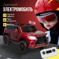 Детский электромобиль джип для детей Farfello TR119, красный металлик