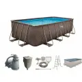 Каркасный бассейн 549x274x132см полный комплект с песочным фильтр-насосом Р20-2052-S