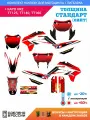 Наклейки на питбайк KAYO KRZ TT BASIC TT EVOLUTION YX лайт
