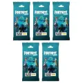 Карточки для коллекционирования Panini Fortnite: Reloaded, 5 бустеров, 130 карточек