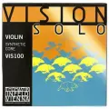 VIS100 Vision Solo Комплект струн для скрипки размером 4/4, среднее натяжение, Thomastik