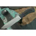 Закаленная сталь нож Комбат 4.0, сталь D2, прорезиненная рукоять