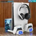 Подставка для PS5 SLIM и зарядкой геймпадов DualSense 0294
