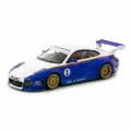 Машинка Tarmac Works 1/64 Old & New 997 Blue White Diecast Scale Model Car