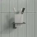 Подстаканник одинарный, матовое стекло, сплав металлов, Slide, графит, IDDIS, SLIGMG1i45