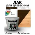 Лак акриловый Braiton для дерева лессирующий матовый 10 кг. Цвет Венге быстросохнущий без запаха, для кухонных фасадов, для дерева
