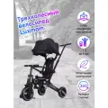 Велосипед складной 3-колесный LUXMOM 368 черный