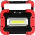 Фонарь прожекторный Ritter аккумуляторный, светодиодный, четыре режима работы, функция powerbank, 15Вт, 3000мАч, 1100Лм, IP65