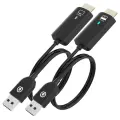 Беспроводной USB C/HDMI передатчик и приемник для телевизора/ноутбука/ПК/Blu-ray плеер/камеры/DVD/DVR