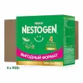 Молочко детское Nestle Nestogen Premium 4, с 18 месяцев, с пребиотиками и лактобактериями 900 г 4 шт