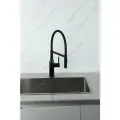 Смеситель для кухни Gappo G4098-26 с гибким изливом, черный