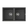 Кухонная мойка OMOIKIRI Tedori 86-2-PL Tetogranit/две чаши/платина
