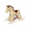 Детская качалка KETT-UP Добрая модная лошадка , для детей от года, цвет коричневый/бежевый