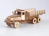 Конструктор из дерева. Самосвал КРАЗ-256Б1, 1:35. Baumi 11018