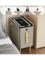 Современный минималистичный мини-прикроватный столик из массива дерева