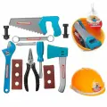 Игровой набор ABtoys Помогаю Папе Инструменты в строительной каске, 14 предметов, в сетке PT-00550/2комплектация