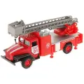 Пожарный автомобиль ТЕХНОПАРК Урал 4320 (CT10-100-1) 1:68, 15.5 см, красный