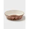 Тарелка глубокая Magistro Wood, 700 мл, d 18.2 см, фарфор, коричневая, 10 шт